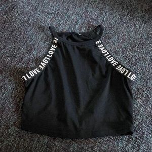 Shien love crop top